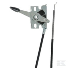AS-Motor G04880015 Levier d'accélérateur avec câble, poignée et vis