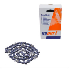 Chaîne tronçonneuse GoPart 76E 1,3mm 1/4" Demi-Ronde