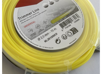 1 Kramp NL2015RKR Fil de coupe D. 2mm 15m rond jaune Kramp