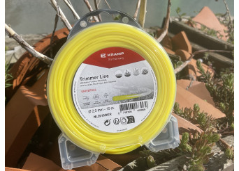 1 Kramp NL2015RKR Fil de coupe D. 2mm 15m rond jaune Kramp