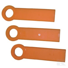 Tecomec FGP453559 Jeu de 3 couteaux plastiques P/TE