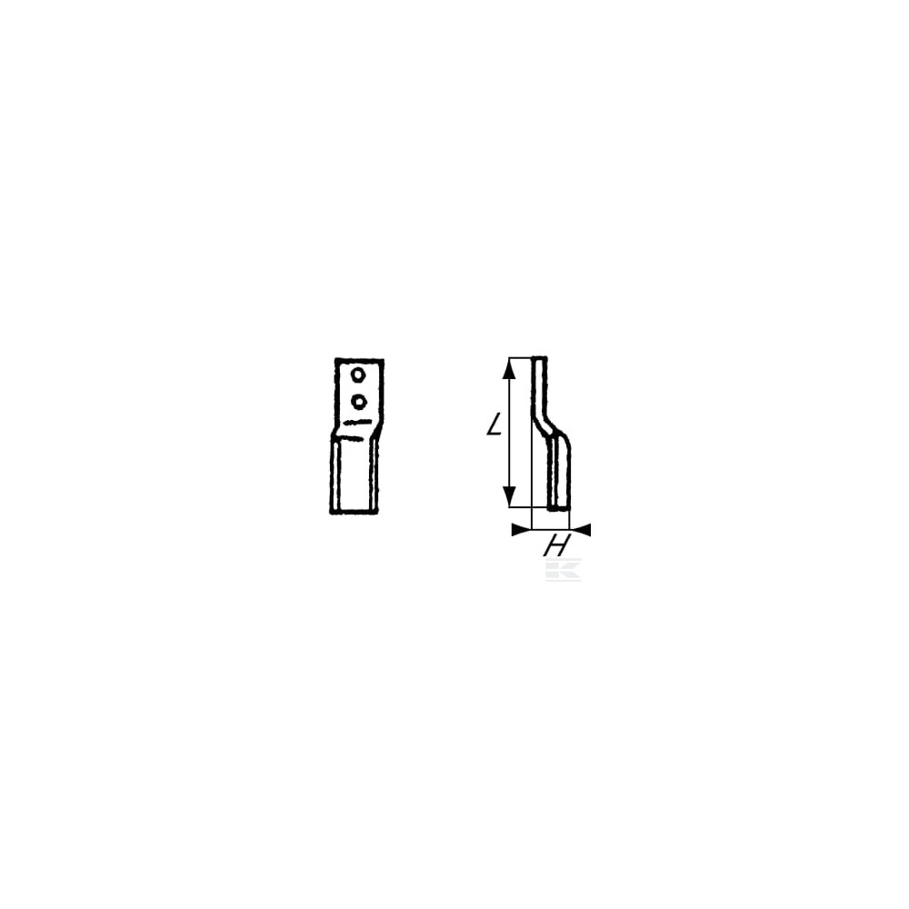 Adaptable RB647254 Lame de fraise g. Howard