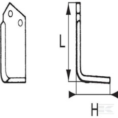 Adaptable RB52255400 Lame de fraise d. Kuhn
