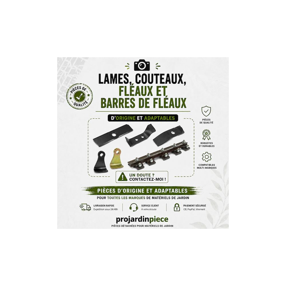Köppl 220L053001 Lames ESM 196cm+tête de coupe