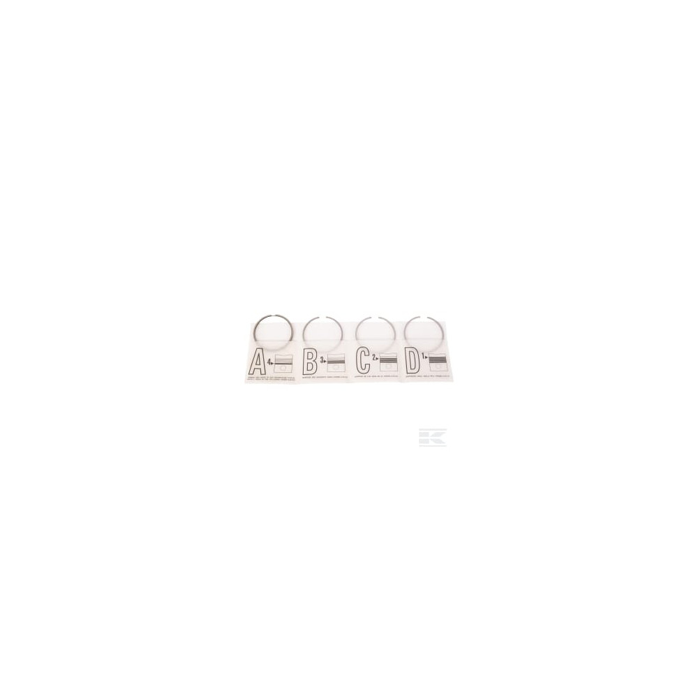 Lombardini ED0082100460S Jeu de segments de piston, std