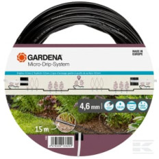 Gardena GA01362 Ligne d'irrigation micro-goutte 4,6 mm (3/16"), 15 m