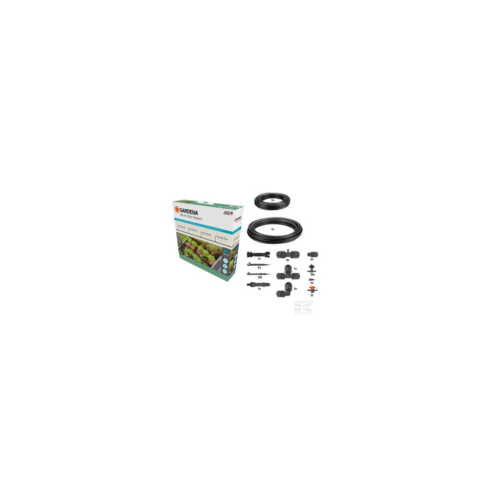 Gardena GA13455 Kit d'irrigation Micro-Drip (35 plantes)