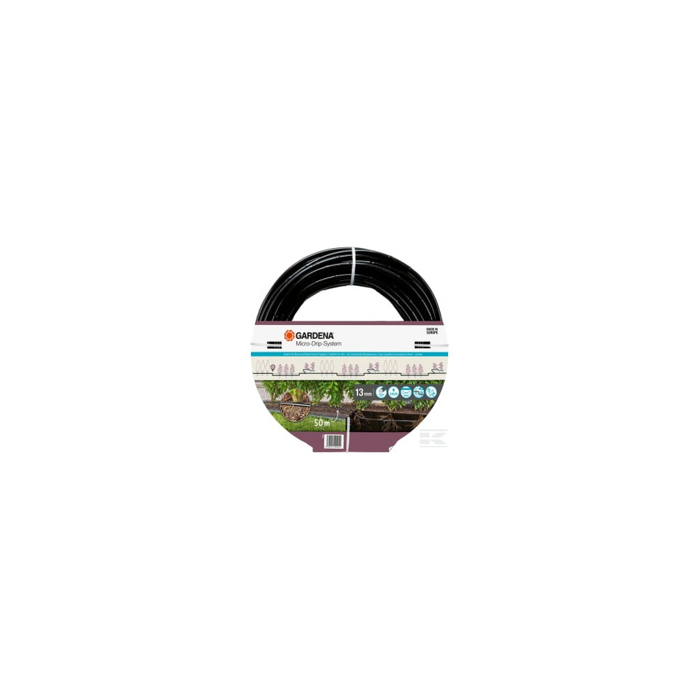 Gardena GA13504 Ligne d'irrigation micro-goutte 13 mm (1/2"), 50 m