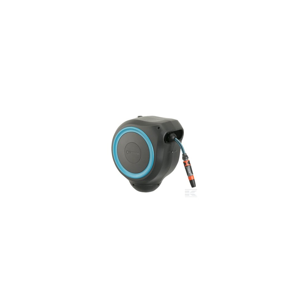 Gardena GA18600 Enrouleur de tuyau mural RollUp S, 15 m 1/2" avec pulvérisateur