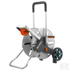 Gardena GA18550 Chariot dévidoir de tuyau métallique AquaRoll L Easy sans tuyau
