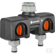 Gardena GA8193 Sélecteur d'arrosage 2 voies 3/4" et 1"