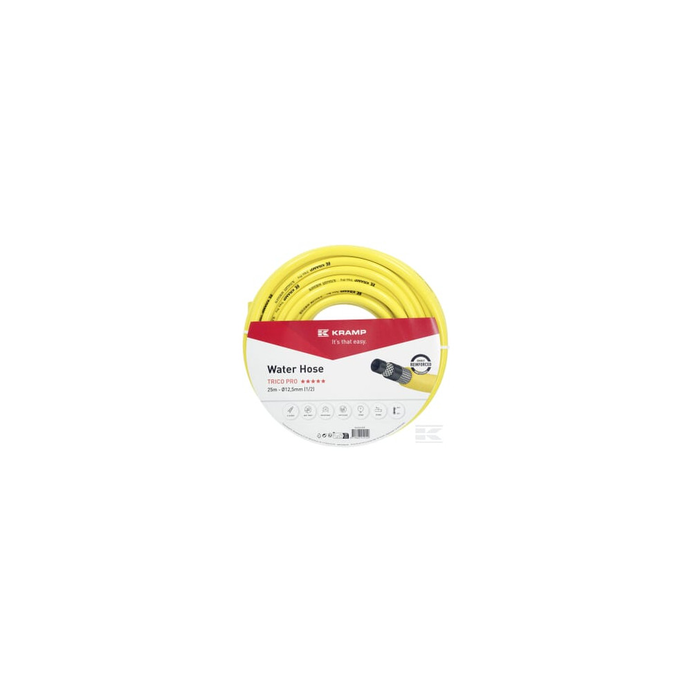 Kramp SL5161225 Tuyau-Trico-Pro-II 1/2" 25 m