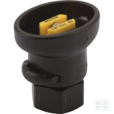 Birchmeier 11612803SB Buse à jet plat XR 80° 2 jaune acier inoxydable Birchmeier