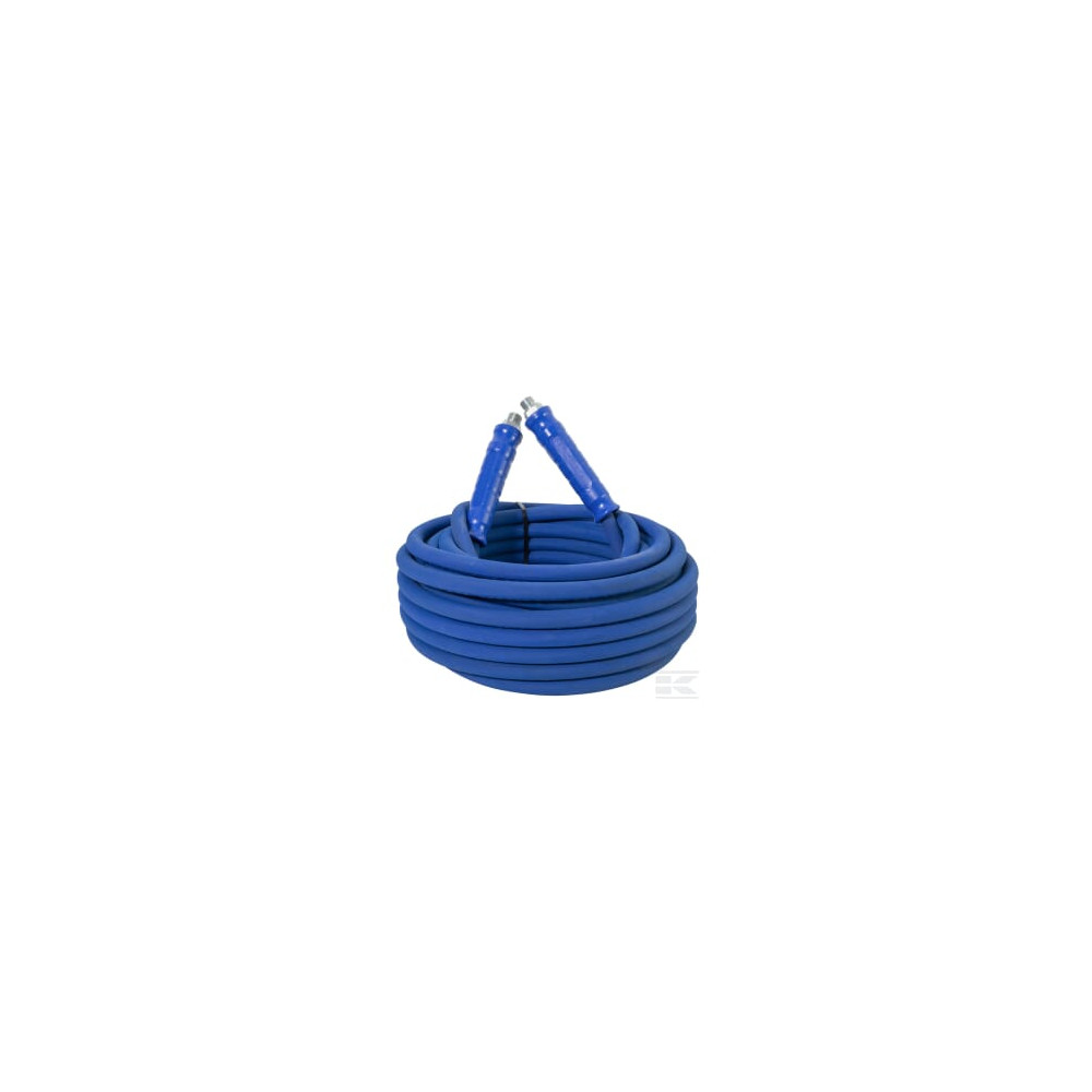 Kramp 9117HE20000 Tuyau haute pression 3/8" 20m 400 bar 155°C Embouts mâles 3/8", bleu