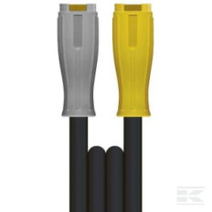 Kramp HD990010 Tuyau haute pression flexible 10 m DN6 280 bar, raccord pivotant K-lock x K-lock