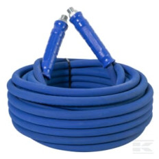 Kramp 9117HE50000 Tuyau haute pression 3/8" 50m 400 bar 155°C Embouts mâles 3/8", bleu