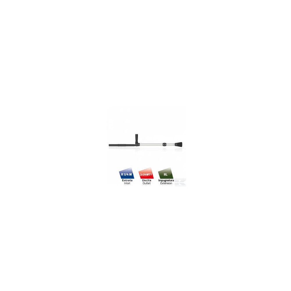 Kramp HD400300 Double lance 985 mm, acier inoxydable