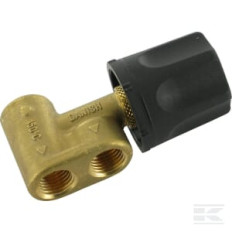 Kramp HD275934 Vanne à aiguille double lance 1/4"