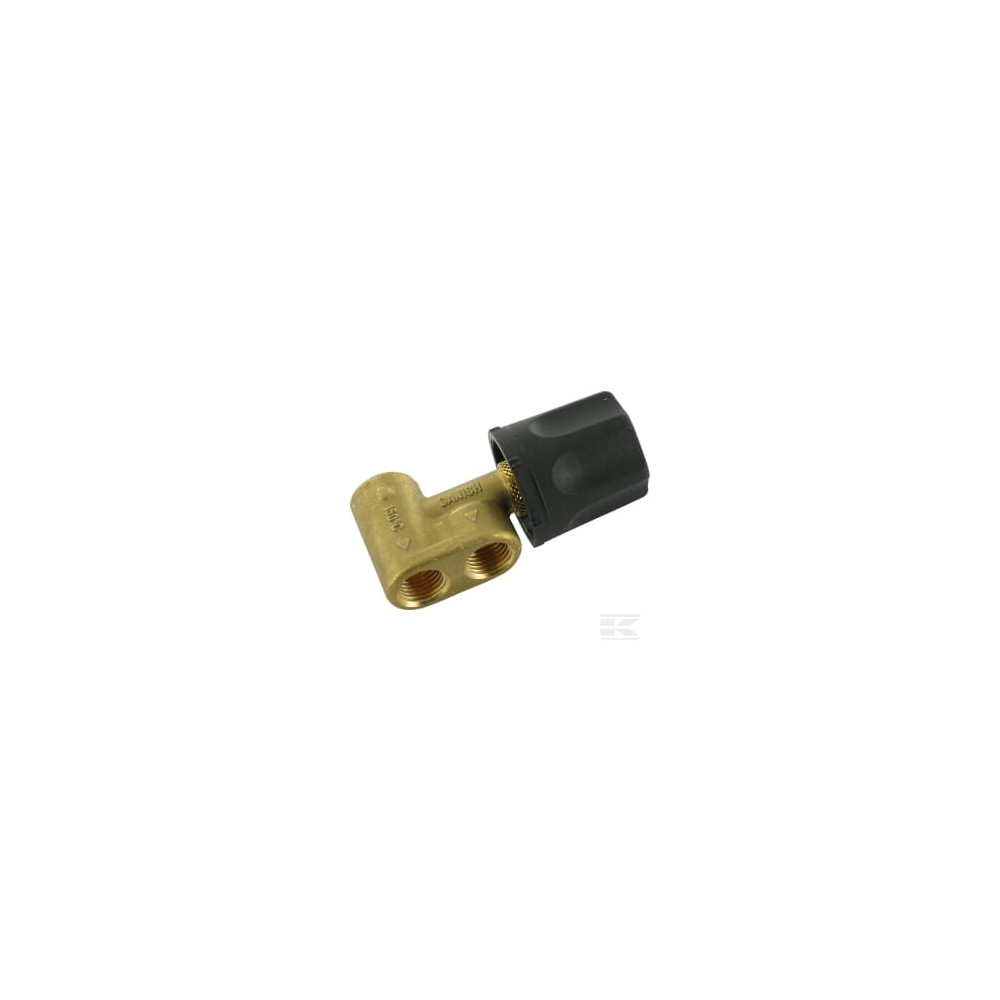 Kramp HD275934 Vanne à aiguille double lance 1/4"