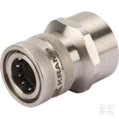 Kramp 2704120KR Raccord rapide femelle Ø18,2mm x F 1/2" inox