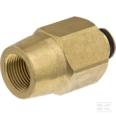 Kramp HD565684 Adaptateur K-Lock filetage femelle TR22 x filetage femelle 3/8“, laiton