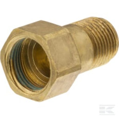 Kramp HD565686 Adaptateur K-Lock filetage femelle TR20 x filetage mâle M18, laiton
