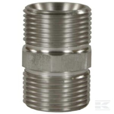 Kramp HD260211SS Raccord double inox M22x1,5