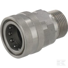 Kramp 2704141KR Raccord rapide femelle Ø18,2mm x M 1/4" inox