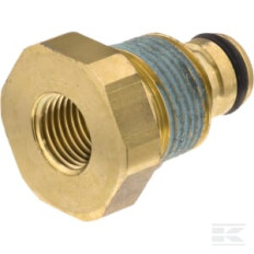 Kramp HD565685 Adaptateur K-Lock filetage mâle TR20 x filetage femelle 1/4“, laiton