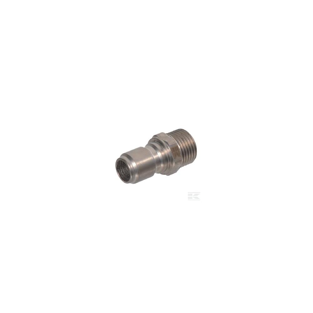 Kramp 240734017KR Raccord QR mâle Ø23,8mm x M 3/4" SS