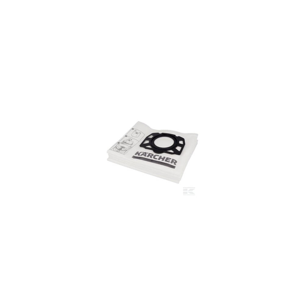 Kärcher 28633140 Sac filtrant WD/SE (4x)