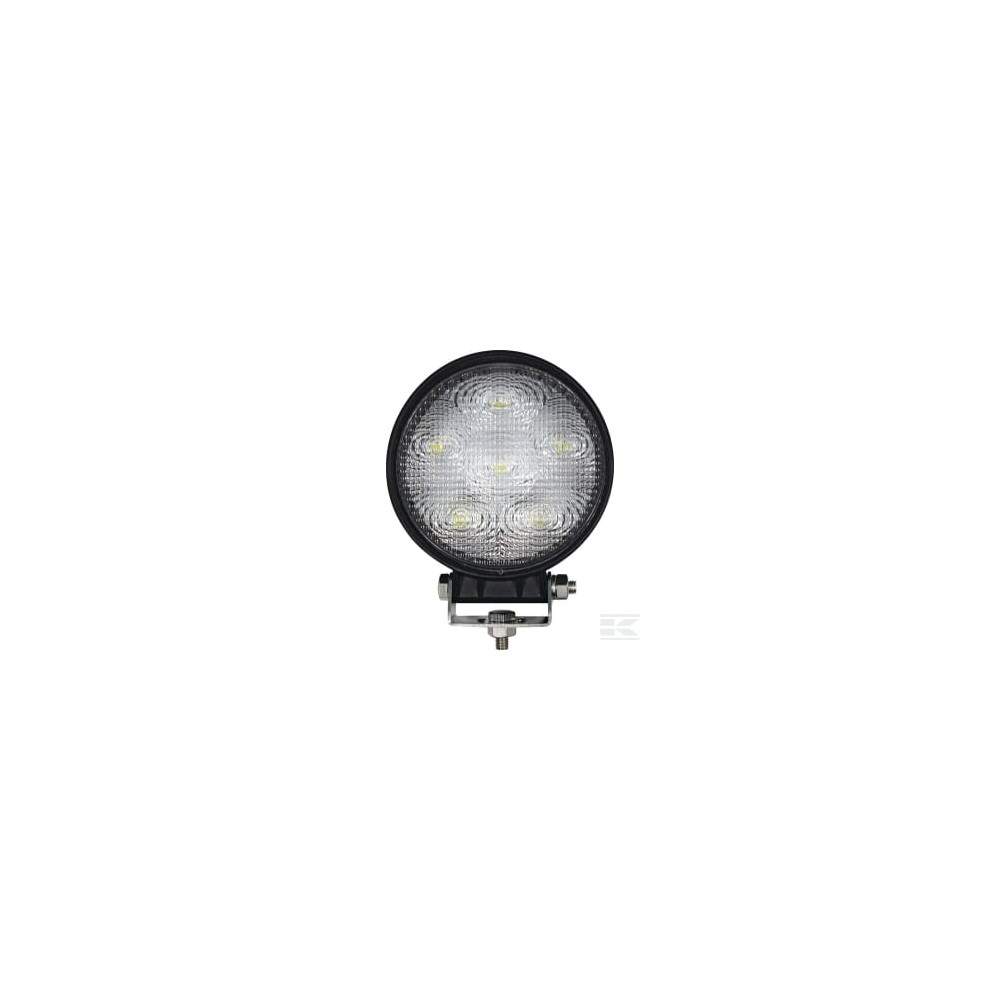 gopart LA15029 Phare de travail LED rond 18W 1440lm, 10/30V, Ø 110mm faisceau large 6 LED gopart