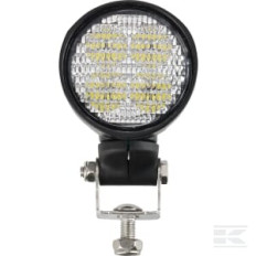 Kramp LA10550 Phare de travail LED 4000lm, rond, blanc, 10/30 V, 84x126x71,8mm, prise Deutsch, 4 LED, 360 degrés, Kramp