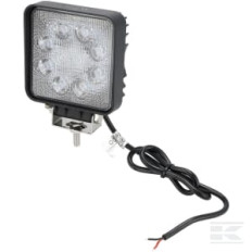 Kramp LA10901 Phare de travail LED, 24W, 2000lm, carré, blanc, 107x52x136mm, faisceau diffus, Kramp