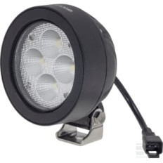 Kramp LA10416 Phare de travail LED 40W 4500lm rond blanc, 110x93x145mm, faisceau large, 4 LED's, Kramp