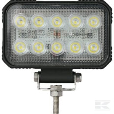Kramp LA10021 Phare de travail LED rectangulaire 15W 1900lm, 10/30V, 150x37x100mm faisceau large 10 LED Kramp