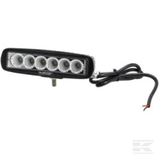 Kramp LA10902 Phare de travail LED, 18W, 1620lm, rectangulaire, blanche, 160x60x70mm, projecteur, Kramp