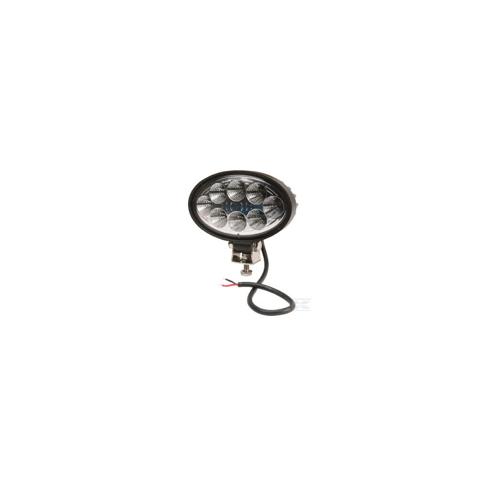Kramp LA10058 Phare de travail LED ovale 24W 2240lm, 10/30V, 141.5x64.5x90mm faisceau large 8 LED Kramp