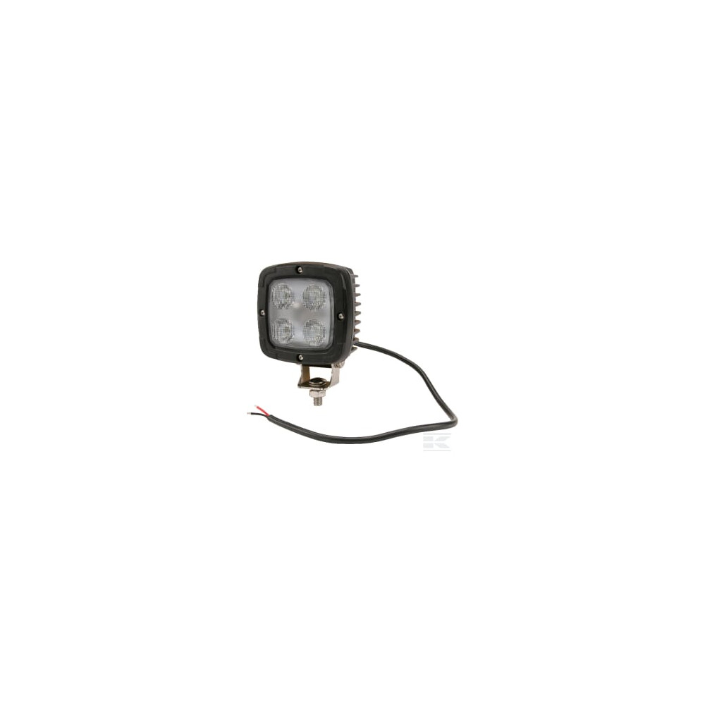 Kramp LA10044 Phare de travail LED carré 40W 4000lm, 10-30V, 98.5x63.4x98.5mm faisceau large Kramp