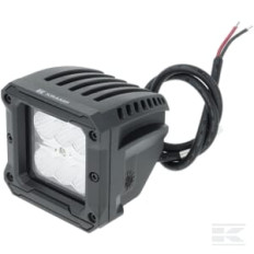 Kramp LA10092 Phare de travail LED carré 18W 1620lm 10-30V, 81x76x78mm, faisceau large, Kramp
