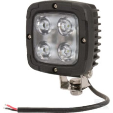 Kramp LA10045 Phare de travail LED carré 40W 4000lm, 10-30V, 98.5x63.4x98.5mm,très longue portée Kramp