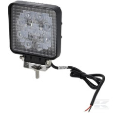 Kramp LA10904 Phare de travail LED, 27W, 2376lm, rectangulaire, blanc, 107x38.8x136mm, faisceau diffus, Kramp