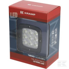 Kramp LA10099 Phare de travail LED 13.5W 1800lm Faisceau large Deutsch