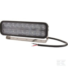 Kramp LA10049 Phare de travail LED rectangulaire 54W 3960lm, 10/30V, 180x55x38mm, faisceau large, Kramp
