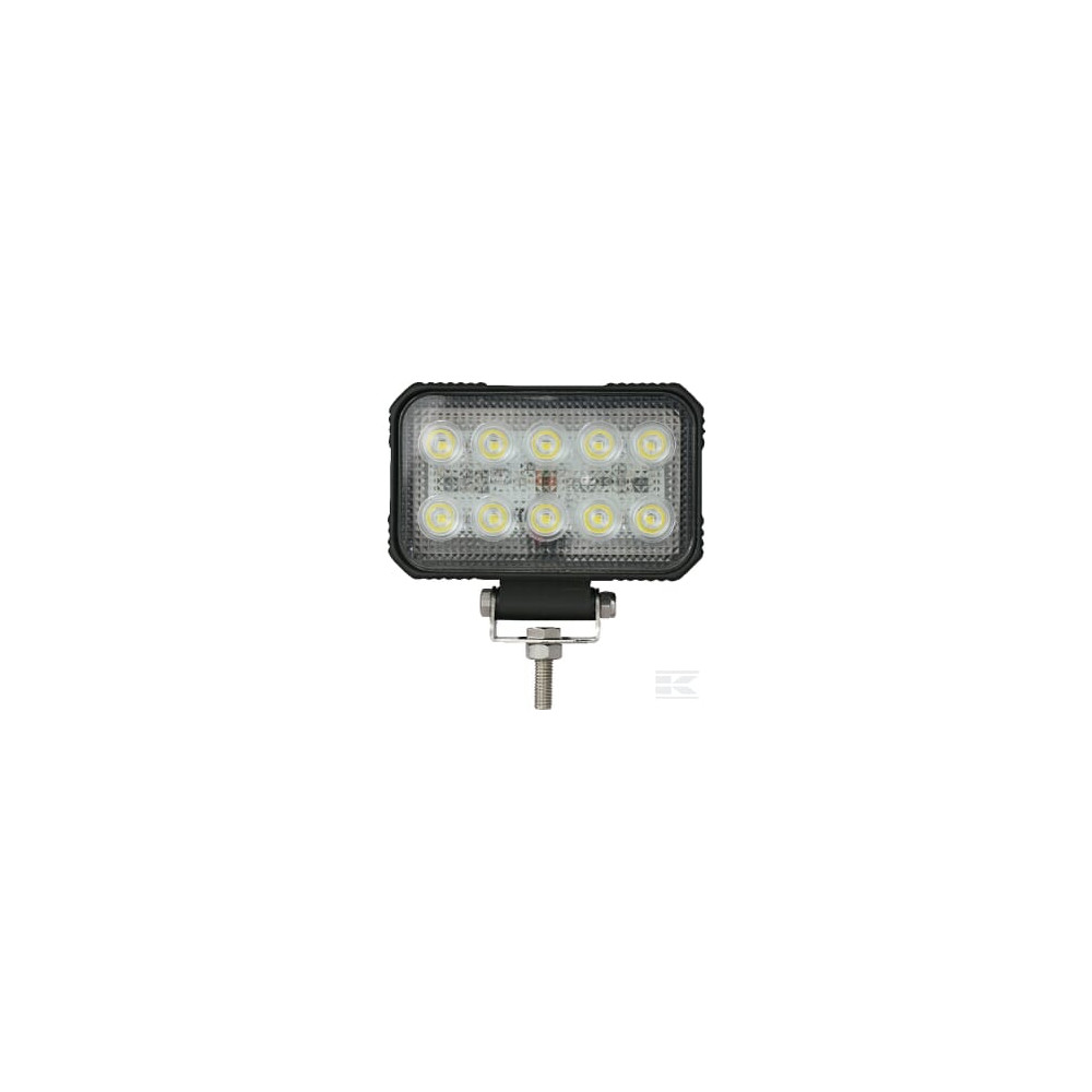 Kramp LA10022 Phare de travail LED rectangulaire 15W 1900lm, 10/30V, 150x37x100mm longue portée 10 LED Kramp