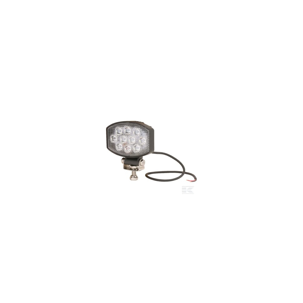 Kramp LA10020 Phare de travail LED ovale 15W 1900lm 10/30V, 120x38x80mm faisceau large 10 LED Kramp