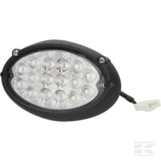 Kramp LA10430 Phare de travail LED, 24 W, 3220 lm, ovale, Kramp