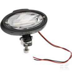 Kramp LA104491 Projecteur de travail LED, 40W, 3500lm, ovale, 12-24V, 190x107x63mm, Ultra grand angle, Kramp