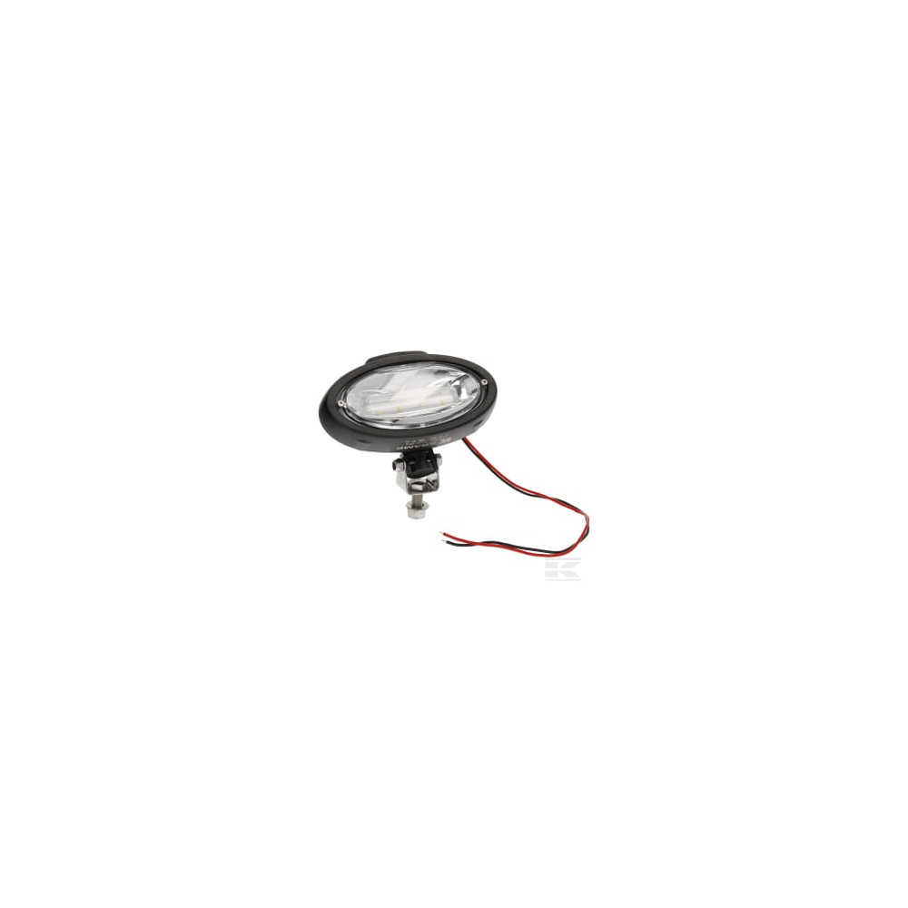 Kramp LA104491 Projecteur de travail LED, 40W, 3500lm, ovale, 12-24V, 190x107x63mm, Ultra grand angle, Kramp
