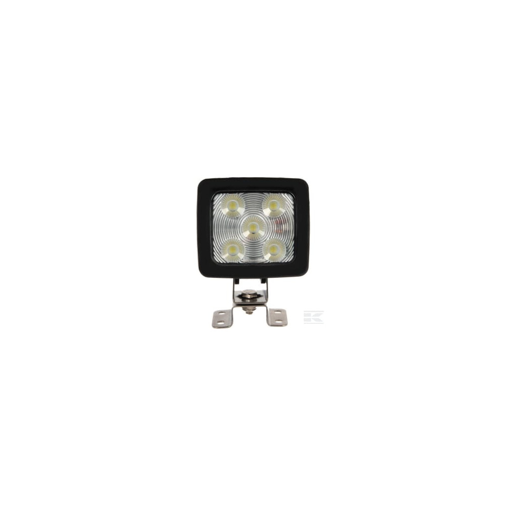 Kramp LA10410DB Phare de travail LED dimmable, 60W, 1820/5200lm, carrée, 10/30V, blanche, prise Deutsch, faisceau ultra large